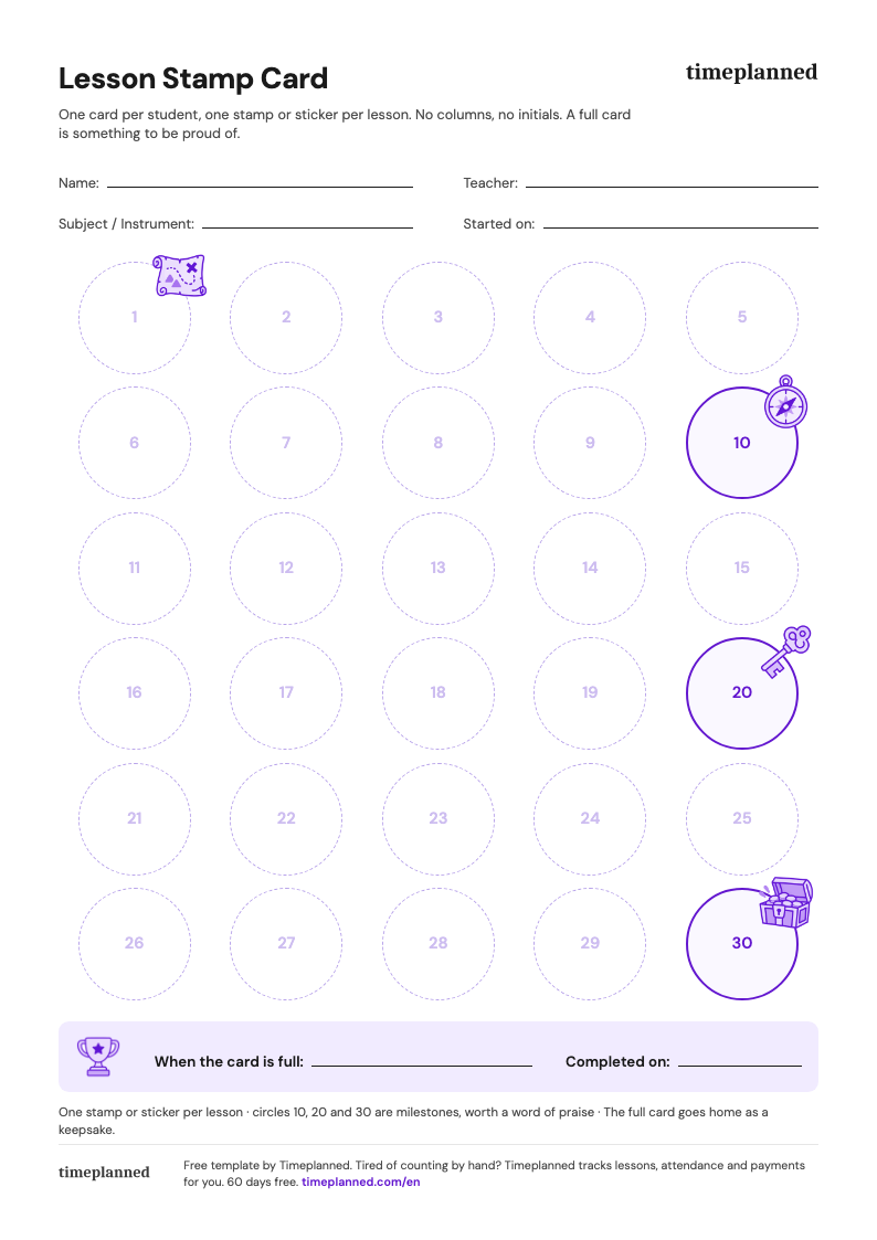 Treasure map (Purple)